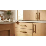 Mosaic Brick Fix Handle Matt Antique Bronze - 128mm - Image 3