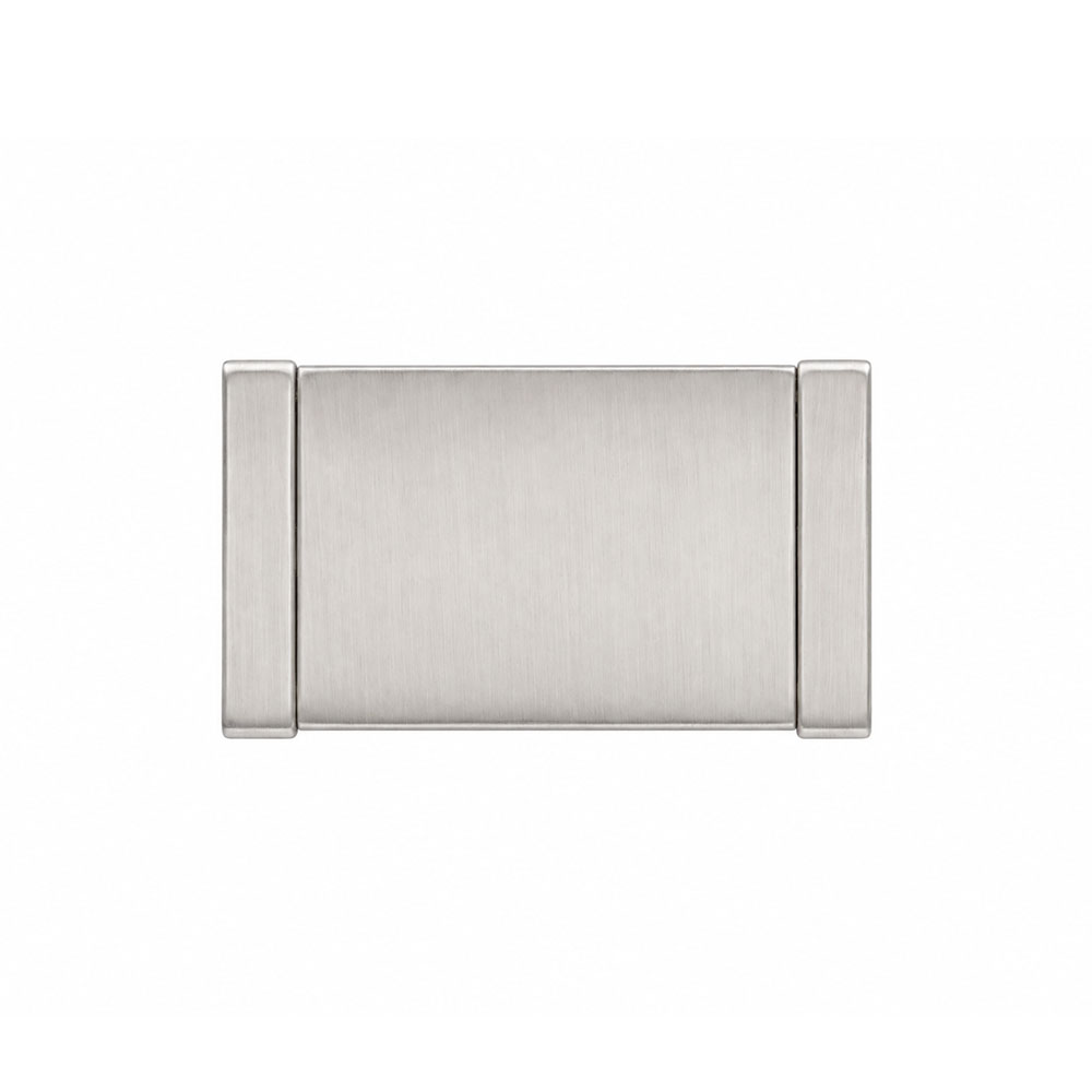 WEL-37-1 Modern Plate Fix Handle Satin Nickle - 4x7mm - Image 1