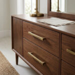 Modern Square Fix Handle Matt Antique Bronze - 128mm - Image 3