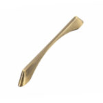Sculpted Bow Fix Handle Matt Antique Bronze - 192mm - Image 2
