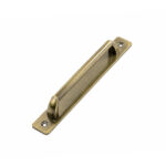 Classic Plate Fix Handle Matt Antique Bronze - 160mm - Image 2