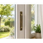 Classic Plate Fix Handle Matt Antique Bronze - 160mm - Image 3