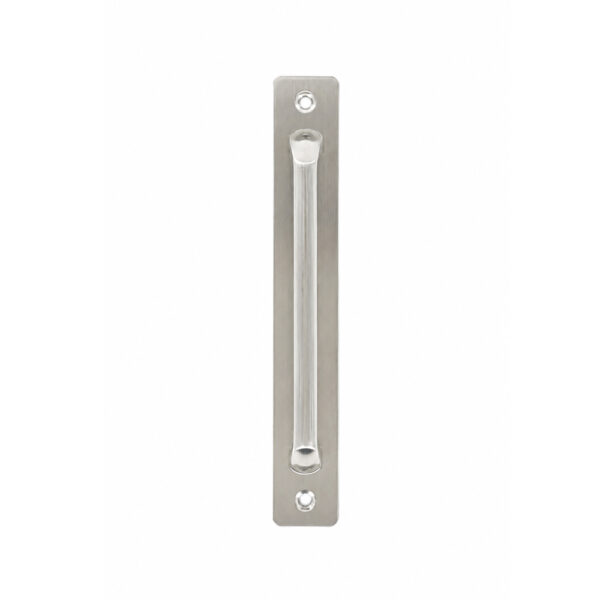 Classic Plate Fix Handle Satin Nickel – 160mm