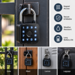 Smart Fingerprint Padlock – 5 Unlock Methods - Image 3