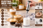 Electric Milk Frother Handheld Stainless Steel - 25W - Image 4