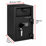 Depository Safe with Advanced Electronic Combination Lock 68.6 cm x 35.5 cm x 35.5 cm - Image 2