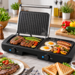 Dual-Plate Electric Grill - 1500W - Image 3