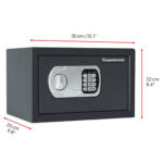 Security Safe with Electronic Combination Lock  22 cm x 35 cm x 25 cm - Image 6