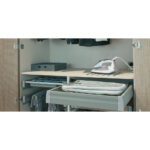 Pull-Out Drawer Mounted Rotating Ironing Board – Grey - Image 4