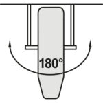 Pull-Out Drawer Mounted Rotating Ironing Board – Grey - Image 10