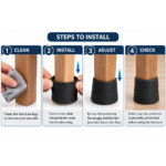 Silicone Furniture Leg Tips Round 25mm - Image 3