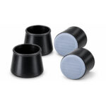 Silicone Furniture Leg Tips Round 25mm