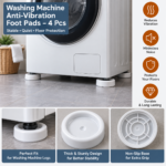 Washing Machine Anti-Vibration Foot Pads - 4 Pcs - Image 2