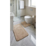 Soft Ribbed Contour Bath Mat 2pcs Set 19.6 x 31.4 Inch. - Image 2