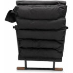 Portable Folding Chairs Stainless Steel & Canvas - Black - Image 5