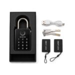Smart Fingerprint & Keypad Padlock with 5 Unlock Methods