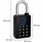 Smart Fingerprint & Keypad Padlock with 5 Unlock Methods - Image 6