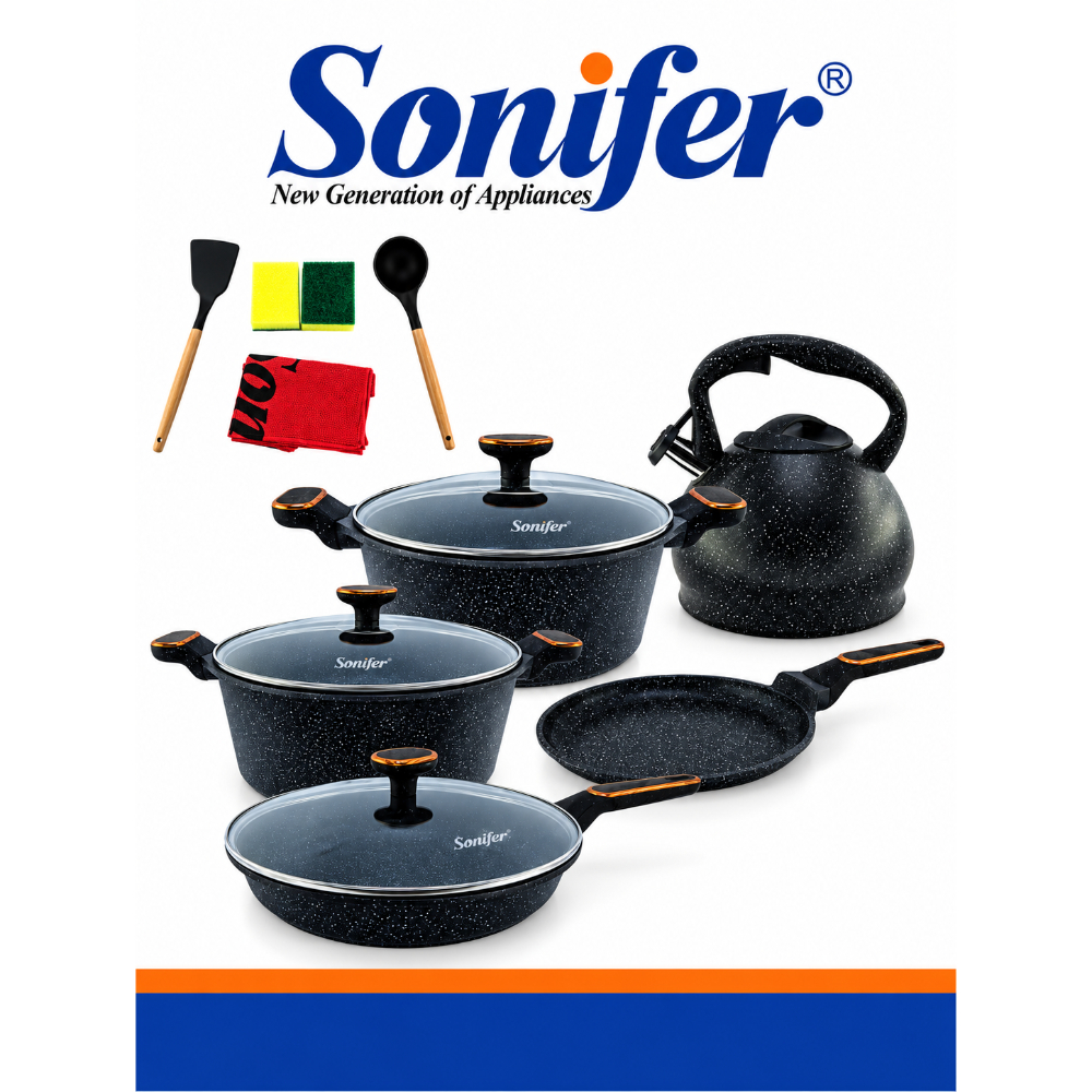 SF-1152-1 Sonifer Cookware Set Granite Coating - 13 pcs - Image 1