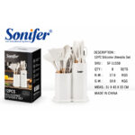 Sonifer 19-Piece Knife & Silicone Utensil Kitchen Set SF-1188B - Image 2