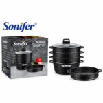 Sonifer Non-Stick Multi-Layer Steamer Pot – 28cm - Image 2