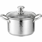 Sonifer SF-1208-24 Stainless Steel Pot - 24 x 14.5 cm, 6.5L