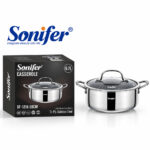 Sonifer Stainless Steel Pot with Honeycomb Coating - 28 cm, 6.7L - Image 2