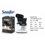 Sonifer 17-Piece Knife Block & Kitchen Utensil Set - Image 2