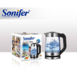 Sonifer SF-2133 1.7L Borosilicate Glass Electric Kettle - 1500W - Image 3