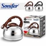Stainless Steel Whistling Kettle 3L – Silver
