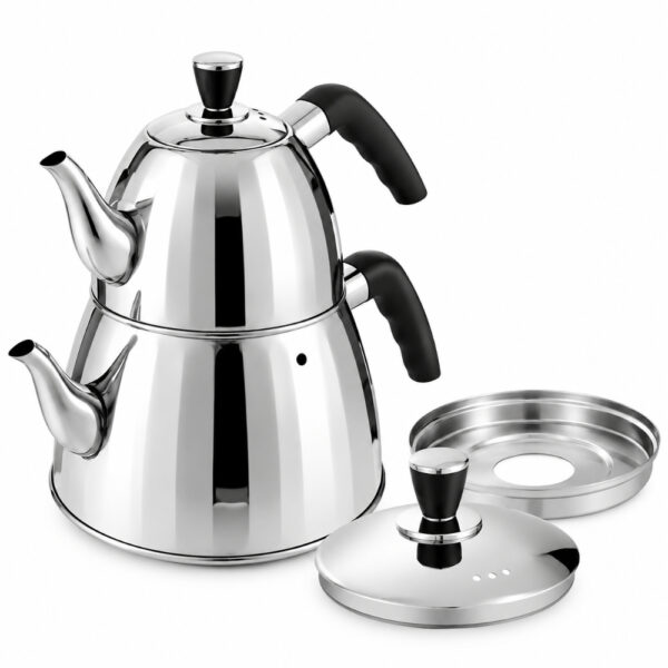 Sonifer Stainless Steel Double Kettle Tea Maker Set
