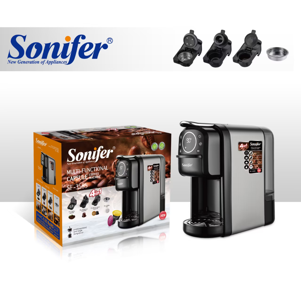SF-3585 Sonifer 4 - in - 1 Capsule Coffee Machine, 700ml, 20 Bar, 1400W - Image 1