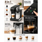 Sonifer 4in1 Capsule Coffee Machine Black - Image 4