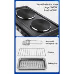 38L Multifunction Electric Oven with Dual Hot Plates – 1700W - Image 3