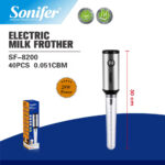 Electric Milk Frother Handheld 25W Stainless Steel - Image 3