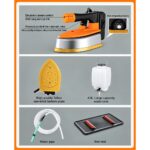 Sonifer Industrial Gravity Steam Iron with 4L Water Tank – 1800W - Image 3