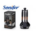 7-Pc Silicone Utensils Set – Black - Image 2
