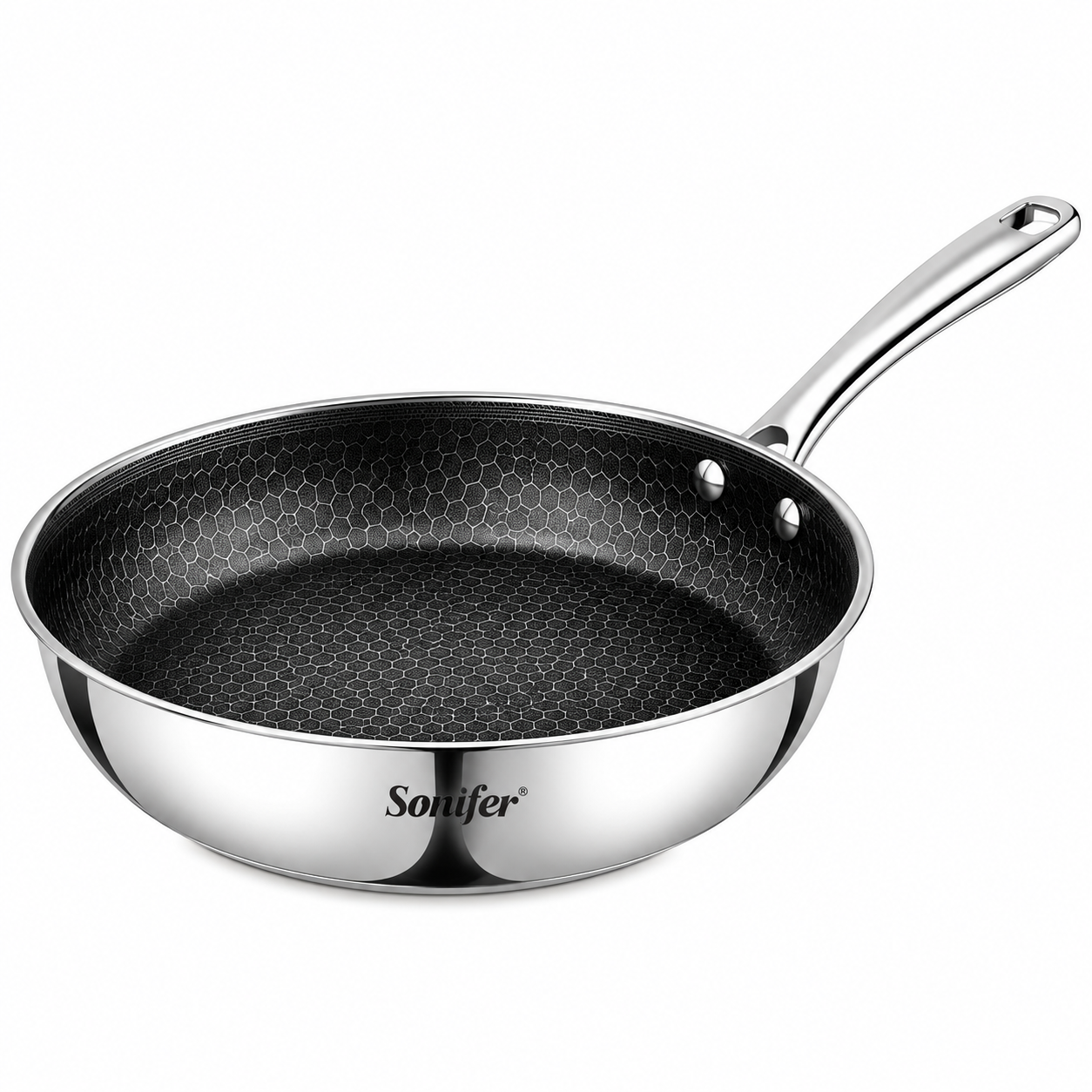 d Stainless Steel Frying Pan Tri-Ply - 28cm - Image 1