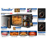 23L Microwave Oven with Knob Control – 1280W - Image 3